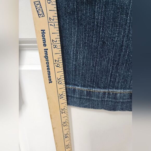 Gap Jeans Women’s 6 (30x32) Long & Lean Stretch Blue Denim Mid Rise Bootcut GUC - Picture 6 of 9